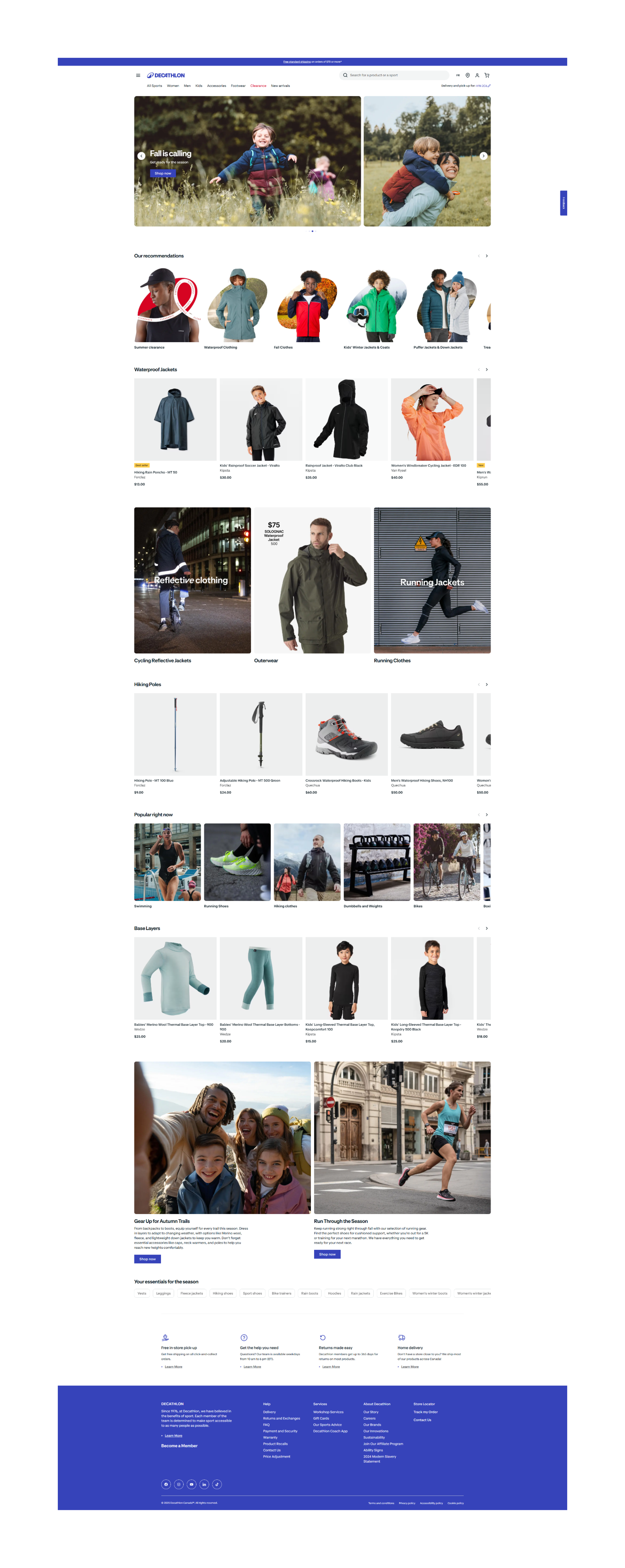 decathlon.ca: скриншот от 1 апреля 2025 г.