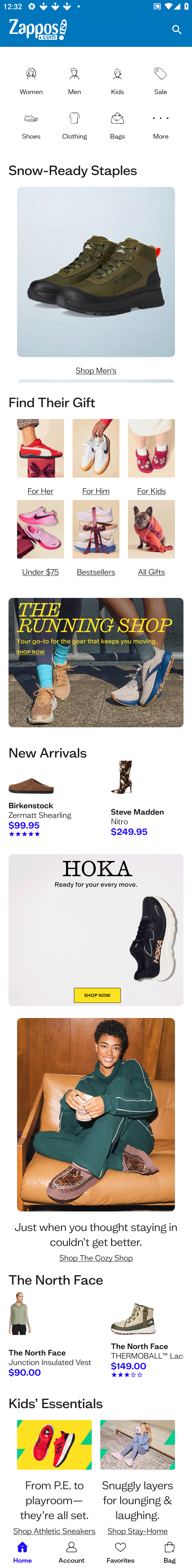 МП-Zappos: скриншот от 31 октября 2025 г.